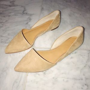 J. Crew Tan Suede Flats